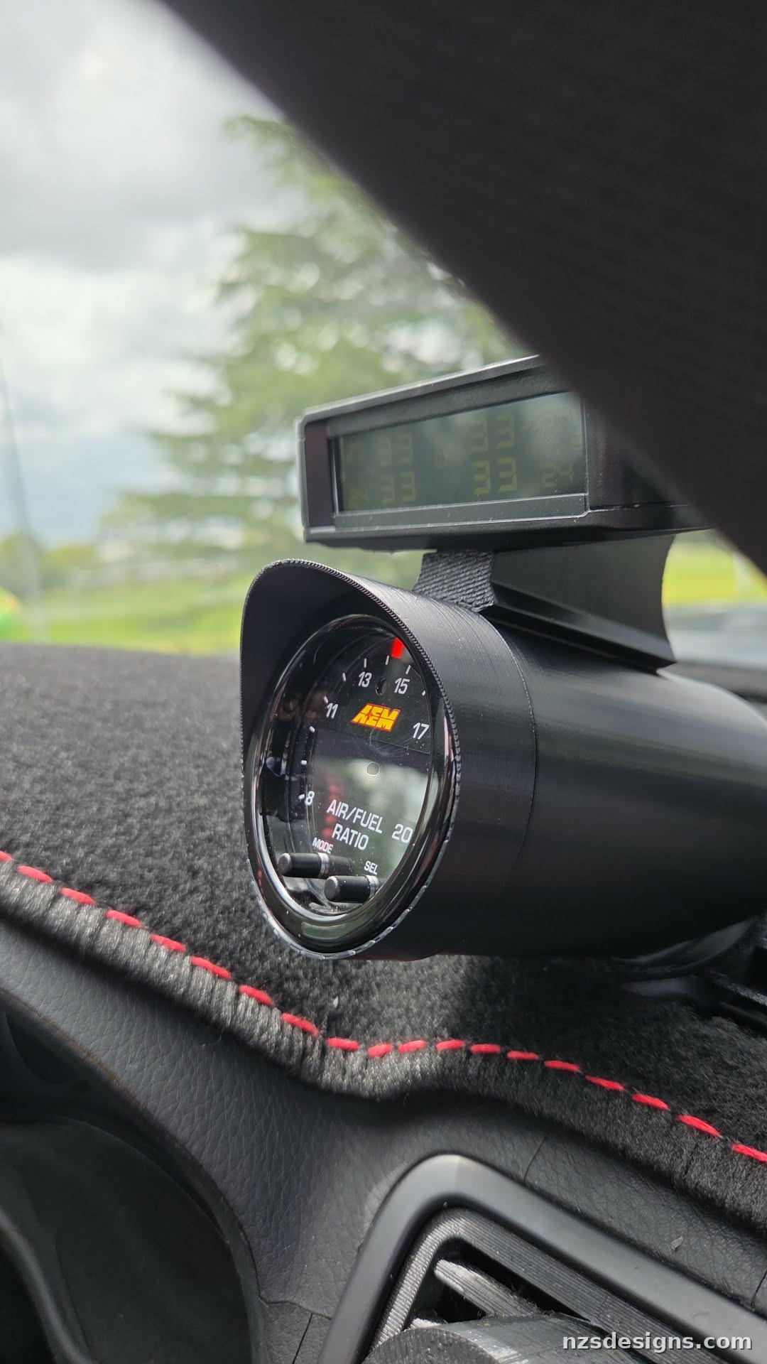 52mm Universal Gauge Visor Anti-Glare Hood