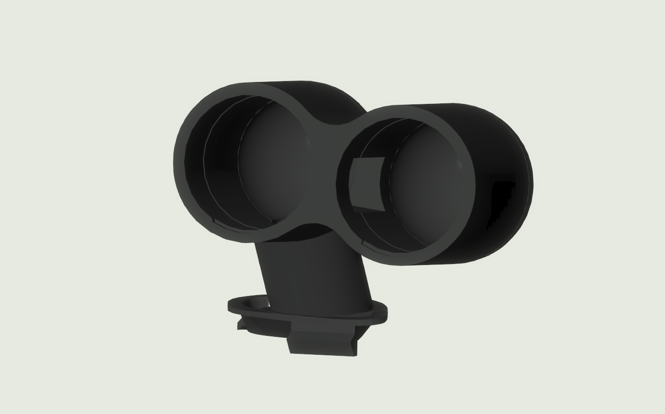 Gen3 Legacy Double Gauge Pod — CAD render