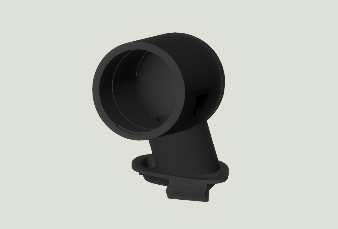 Gen3 Subaru Legacy Single Gauge Pod — CAD render